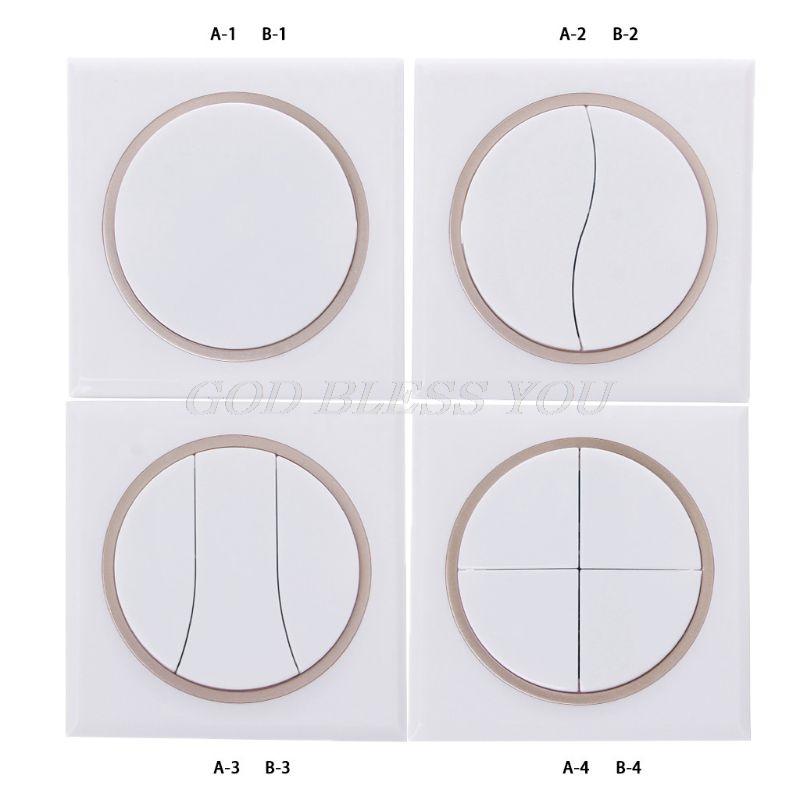 

433Mhz RF Wireless Remote Control Switch 86 Wall Panel Transmitter With 1 2 3 4 Button For Home Room Hall Bedroom Ceili