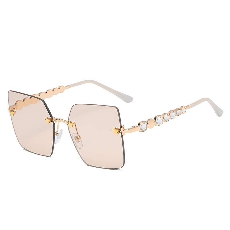 

Fashionable small frame square sunglasses metal stars ring buckle Sunglasses Sun Glasses eyewear UV400 Free Shipping S2083