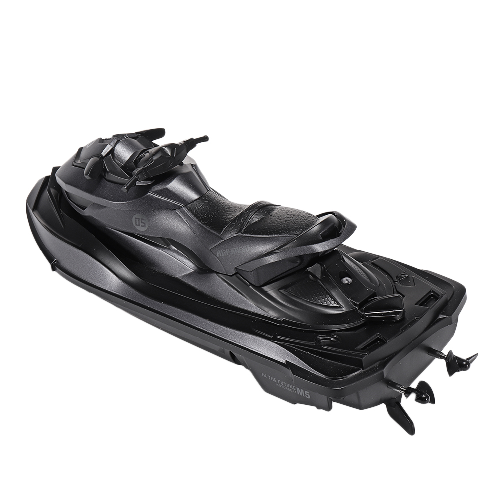 

SMRC M5 2.4G Mini Remote Control RC Boat Motorboat Children's Toys Model for Water Skiing in Summer, Black