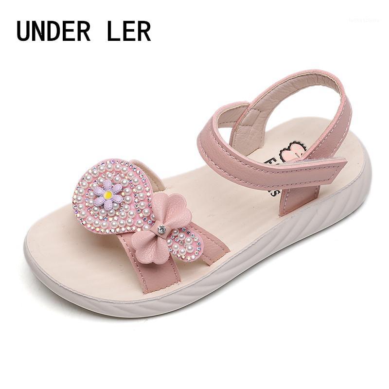 

Girls Sandals Sweet Soft Children's Beach Shoes Kids Summer Sandals Princess Fashion Cute High Quality B0201, Pink