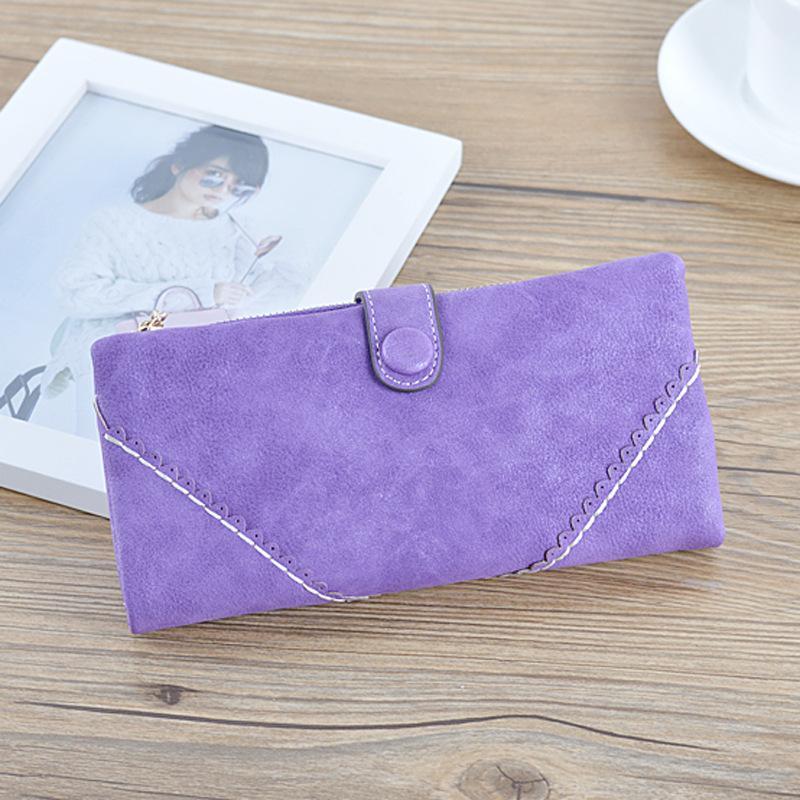 

Fashion High Capacity Women Wallets PU Leather Long Leather Popular Women Clutch Bag Wallet Card Holders Clutch Money Bag1, Black