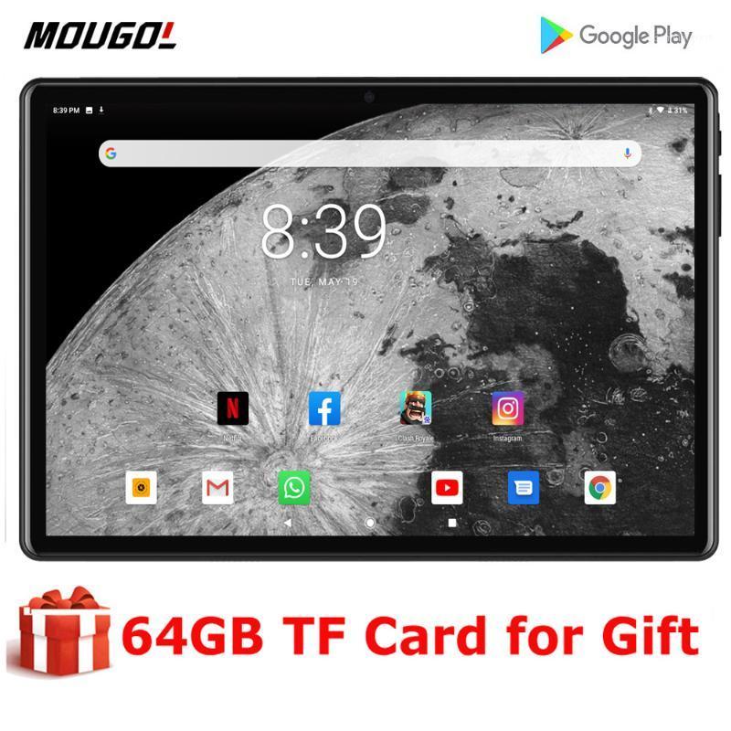 

2020 Super Tempered 2.5D Screen 10 inch tablet PC Android 9.0 OS Quad Core 2GB RAM 32GB ROM Wifi GPS Tablets 10.1 + Gifts1, Black