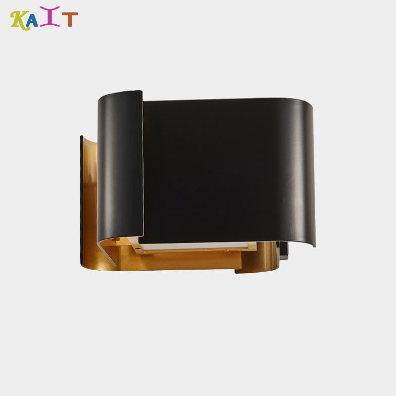 

Modern minimalist LED aluminum bedside lamp wall lamp room mirror light1