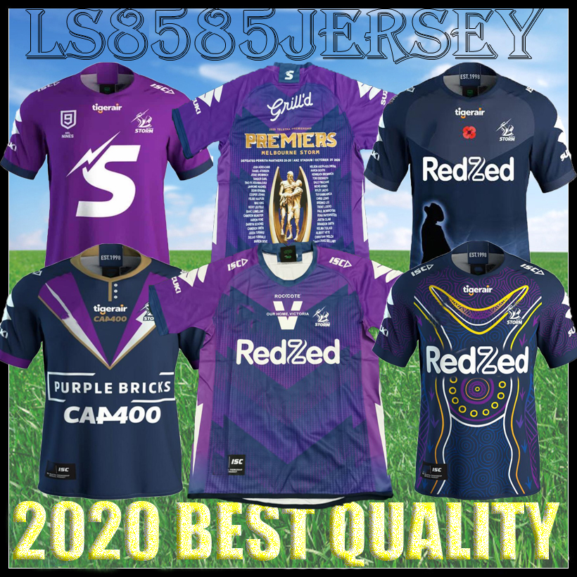 

S-5XL 2021 Melbourne STORM Rugby Jersey ANZAC Home Away Jersey 2020 NRL Rugby League Jerseys Melbourne Storm Australia Rugby top quality, Black