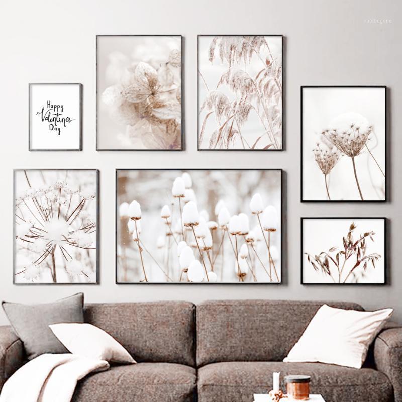 

Autumn Landscape Kapok Hay Dandelion Reed Home Art Canvas Painting Nordic Posters And Prints Wall Pictures For Living Room Decor1