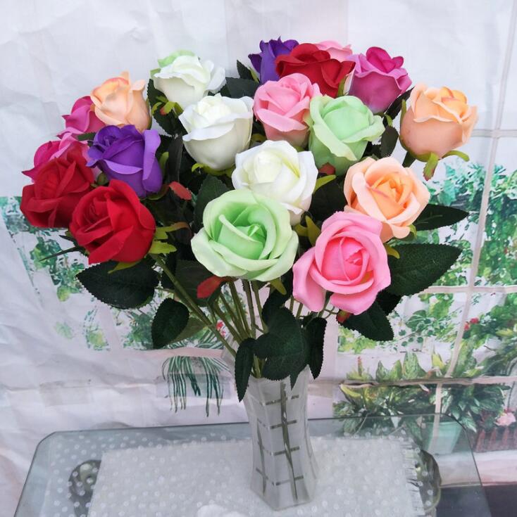 single rose bridesmaid bouquet