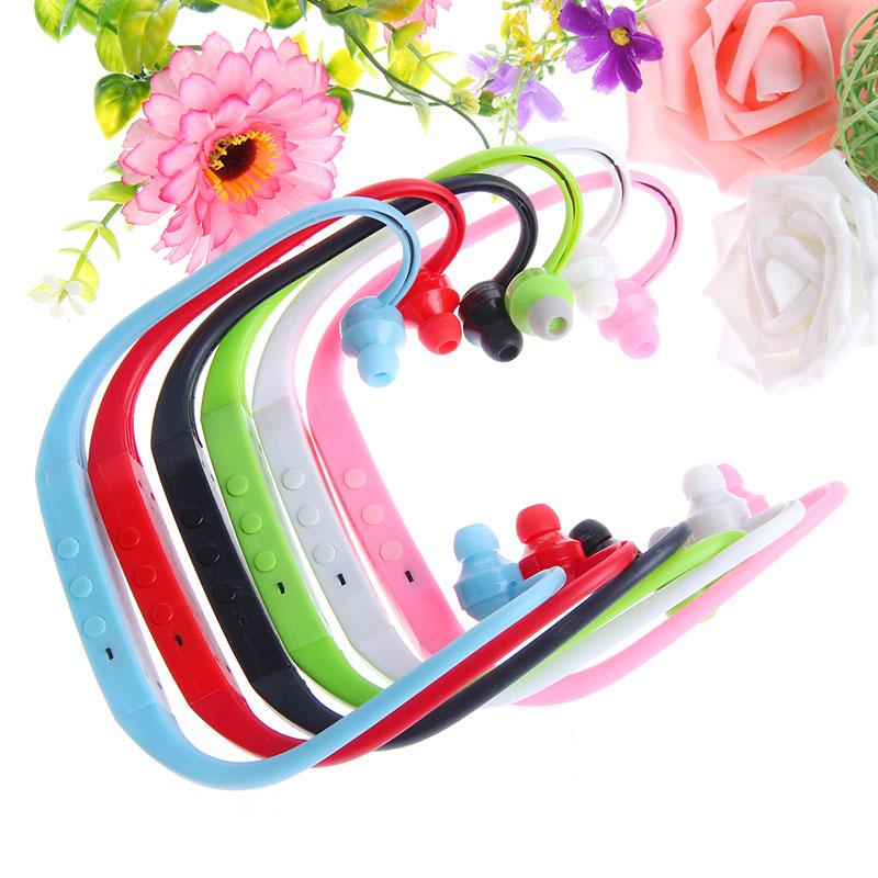 

New Sports Running Ear Hook Headphone MP3 Player FM Headset Loop TF Card 32GB 746D