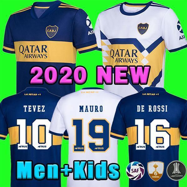 

2020 2021 Boca Juniors Soccer Jerseys DE ROSSI TEVEZ BOCA 20 21 Camiseta CARLITOS MARADONA Football Shirt ABILA boca jrs kits kids equipment