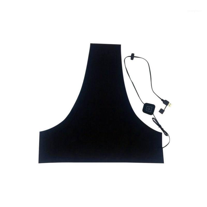 

Electric Heating Vest Heated Pad Clothes Winter Warm Body Warmer with 5V USB Charger FK881, Black