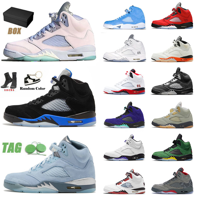 

DJ Khaled Jumpman 5 5s V Offs White Mens Basketball Shoes Bird Blue Gators UNC PSGs White Concord Easter Camo Green Bean Prfc Hare Trainers Designer Sneakers Size 13, B2 40-47 paris michigan fab