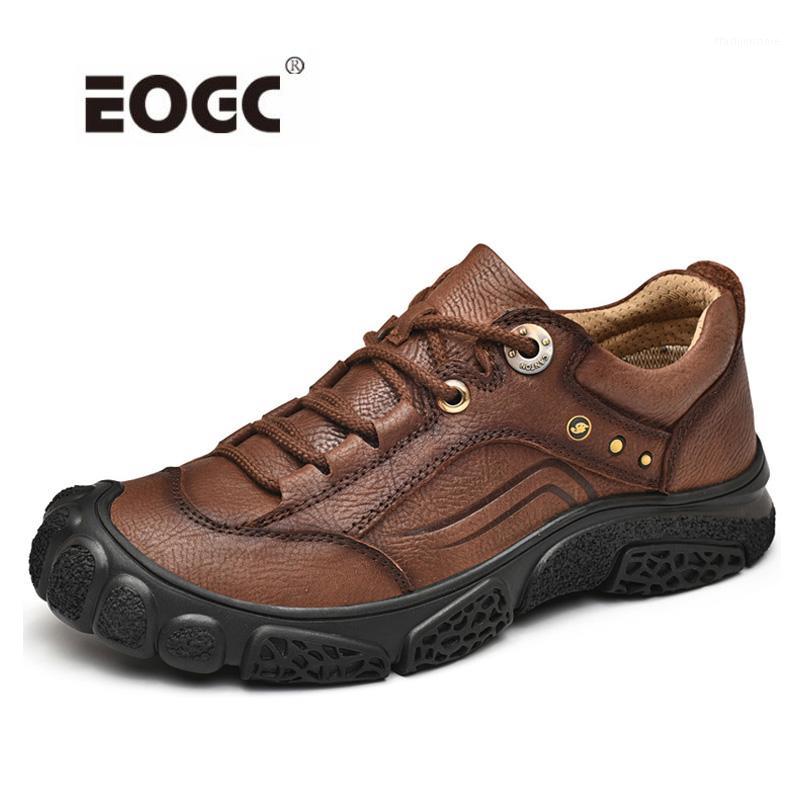 

High Quality Natural Leather Men Boots Plus Size Waterproof Ankle Boots Autumn Rubber Sole Outdoor Men Shoes1, Light brown