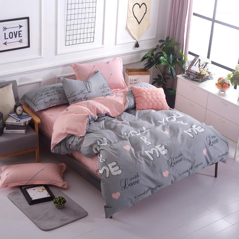 

You and Me Bedlinen Duvet Cover Set Bedding Set 3/4 Pieces Twin  Queen King for Couple Home Decoration Girls Women Gift1