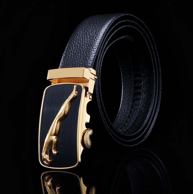 

head Taobao Jaguar automatic buckle leather men's leisure business belt
