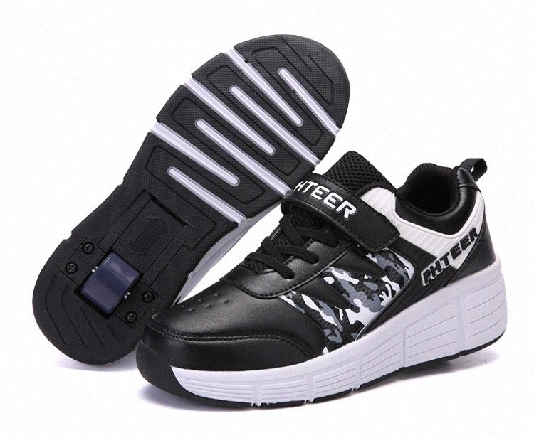 

EUR 31-42 Children Junior Roller Skate Shoes Kids Sneakers With One/Two 2020 Boys Girls Wheels Shoes Adult Casual boys #kb8B