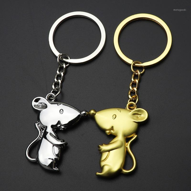 

Fashion Cute Zodiac New Year Rat Mouse Keychain Car Accessories Bag Charm Men Women Couple Boyfriend Bestfriend Gift1