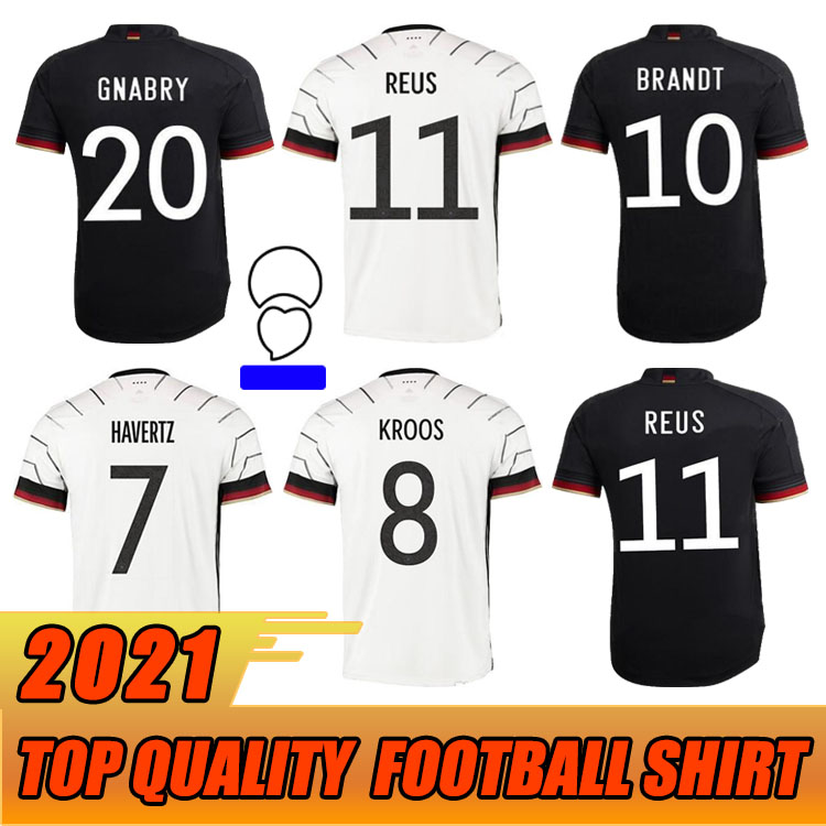 

2020 Soccer Jersey HUMMELS KIMMICH HAVERTZ KROOS WERNER BRANDT REUS 2021 Home Adult Adult + Kids Kit High-quality Football Shirt, Away adult suit