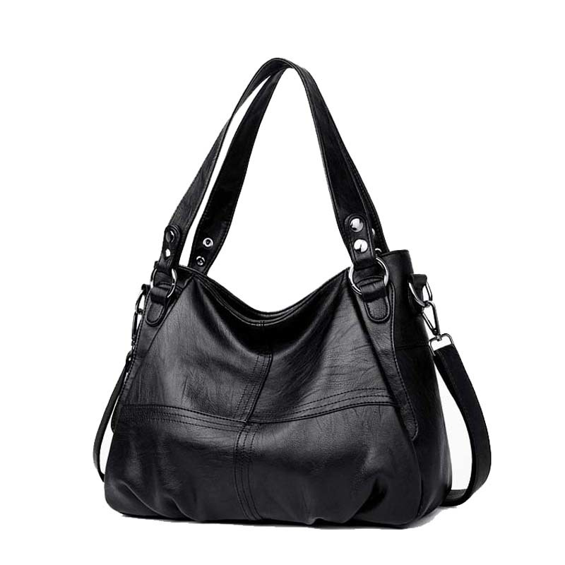 

2021 Luxury Leather Handbags Women's Purse Designer Ladies Shoulder Bags for Women Large Sac Femi D1xk, Navy blue.