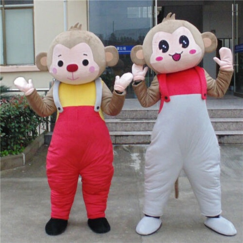 Mascot Costumes 2020 Monkey Mascot Costume Furry Suits Party Game Dress Outfits Carnival Halloween Christmas Easter Advertising Clothes-image-748263521