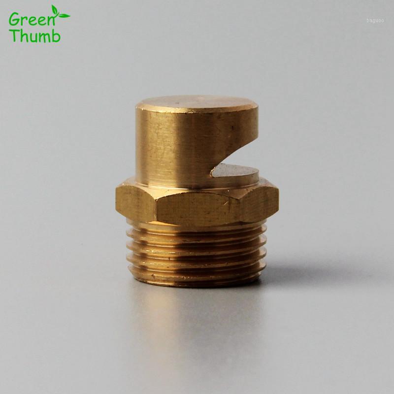 

10pcs 1/2'' Male Thread Brass 170 Degree Wide-Angle Water Sprayer Nozzle Right Angle Garden Flower Sprinkler Clean Cool Humidify1, 1l2inch