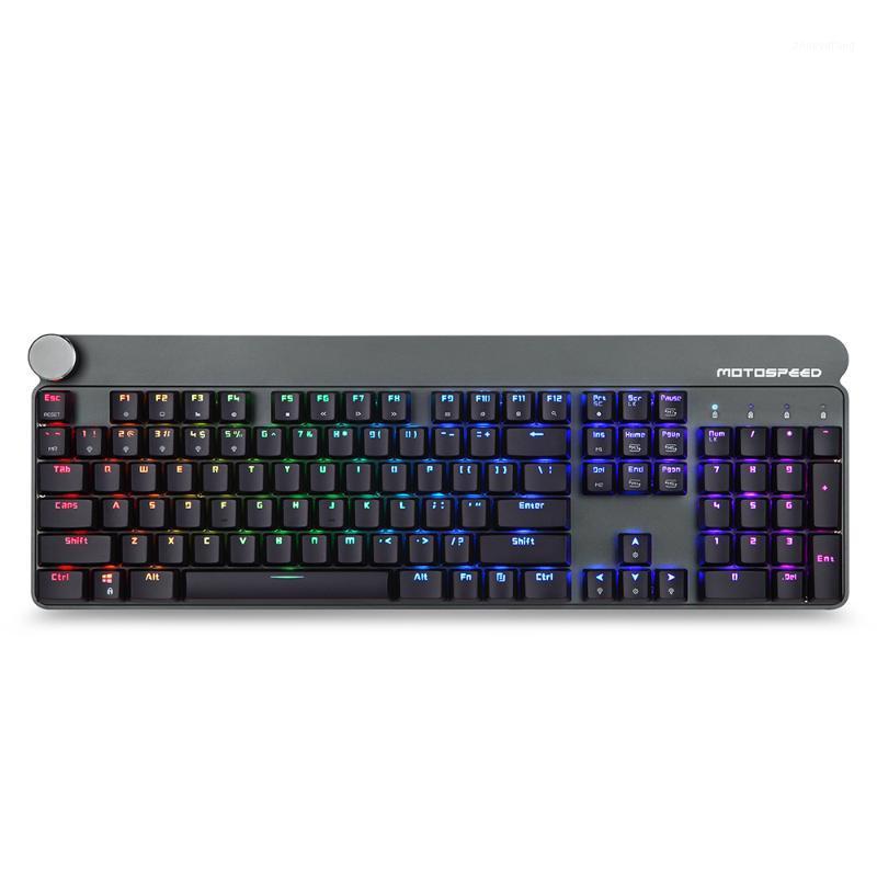 

Motospeed GK81 Mechanical Keyboard Wired & 2.4G Dual Mode Backlight Low Profile RGB Switch Keyboard for PC Blue Switch Kit Gamer1