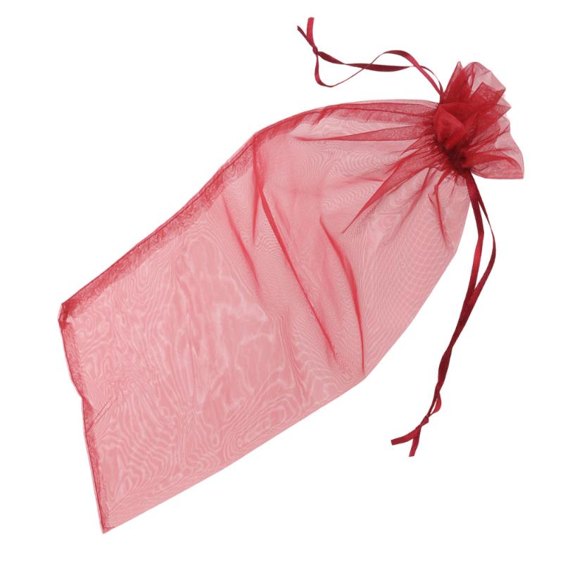 

10pcs Sheer Organza Bottle Cover Wrap Gift Bags (Red