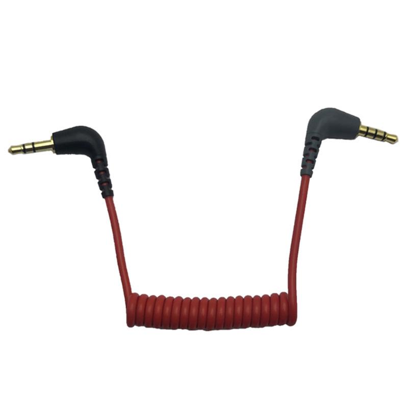 

for TRS to TRRS Adapter Connect Cable Mic Wire for RODE sc7 VIDEOMIC GO VIDEOMICRO Recording on