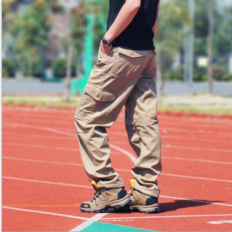 

Winter Fleece Thickened Overalls Hip Hop Men's Long Trousers Men Casual Pants Warmth Plus Size 40 Mens Bottoms, Black