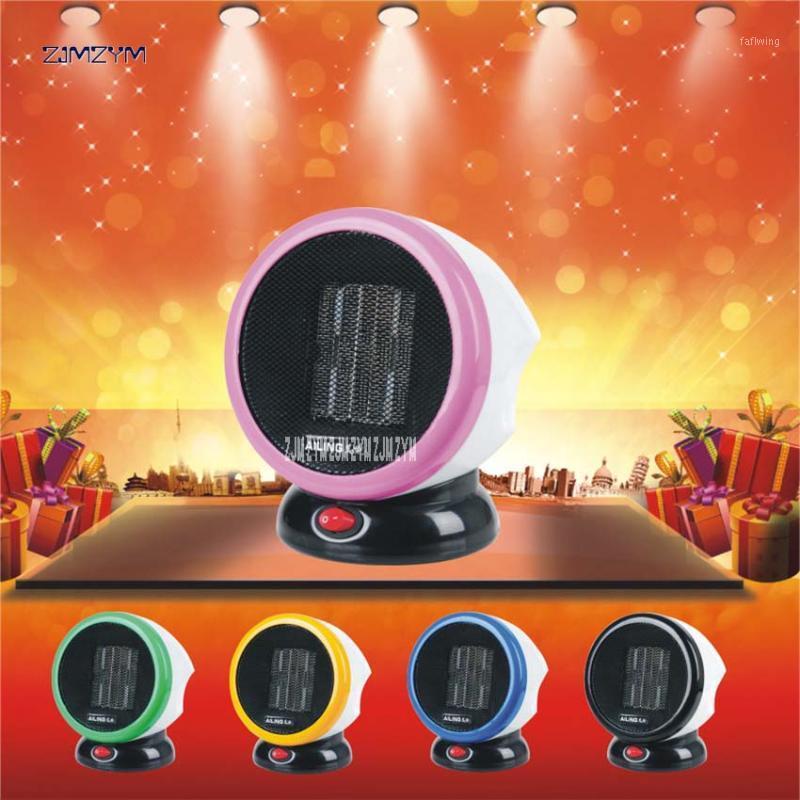 

20pcs Home PTC heating Portable Personal Pottery Electric Stove 220V 500W Hot Winter Mini Desktop Fan Heater NSB-08 black / pink1