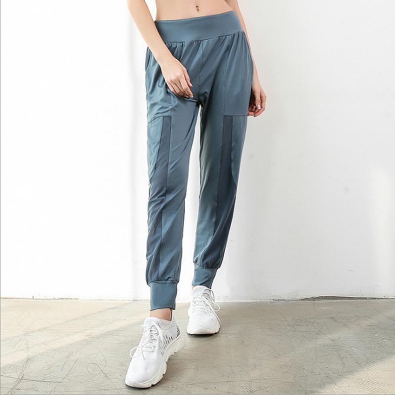 

Yoga Pants for Women Hollow Loose Middle Waist Sport Girl Gym Pants Women Running Jogging Tights Female Fitness YDK071, Black