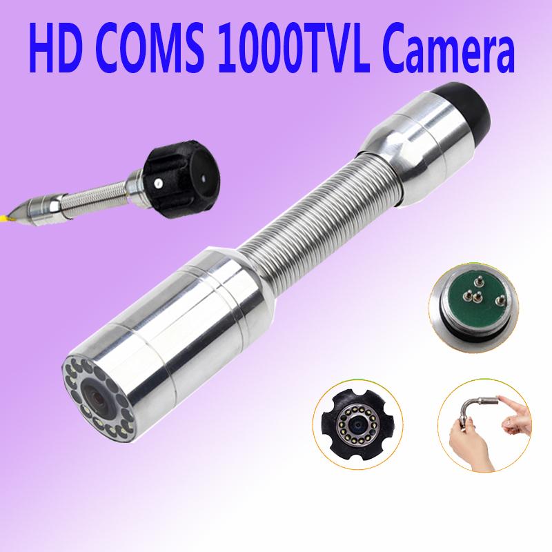 

Waterproof IP68 23mm Lens Stainless Steel Pipe Inspection Camera Head For Pipeline Sewer System