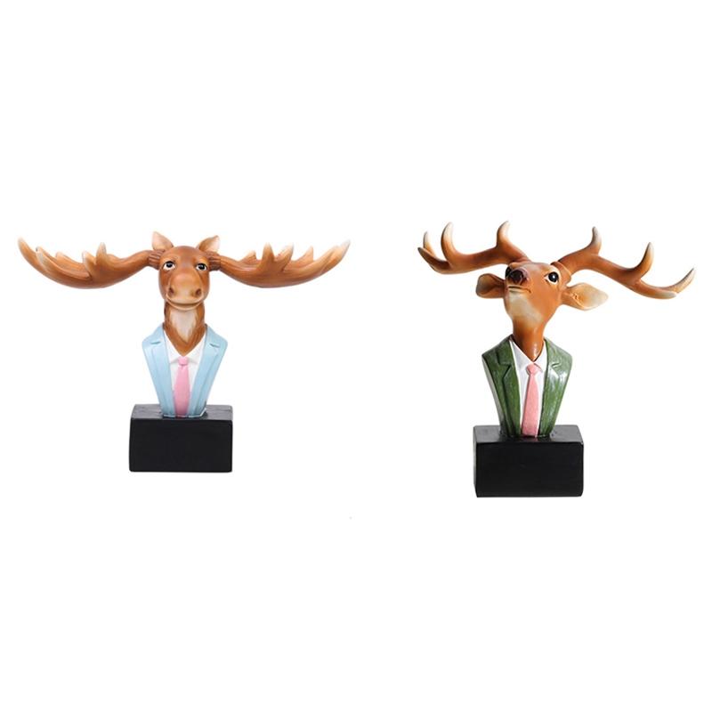 

Deer Glasses Stand Handmade Resin Craft Lovely Eyeglass Sunglasses Holder Ornament Figurines Home Decor
