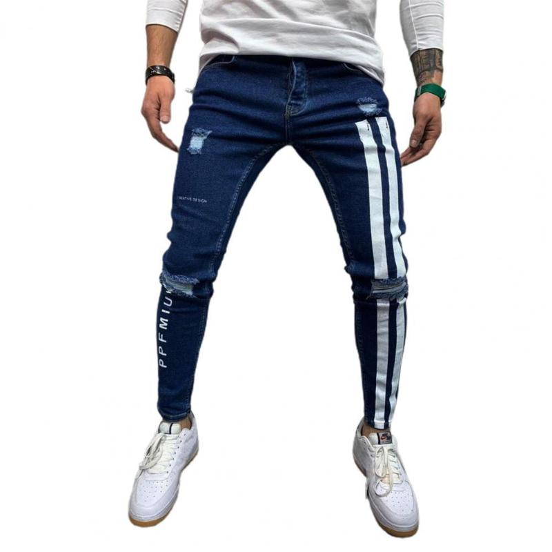 

Pants Stripe Slim Fits Polyester Stripe Man Trousers for Daily Wear Man Trousers for Daily Wear Men Pants Hot, Black