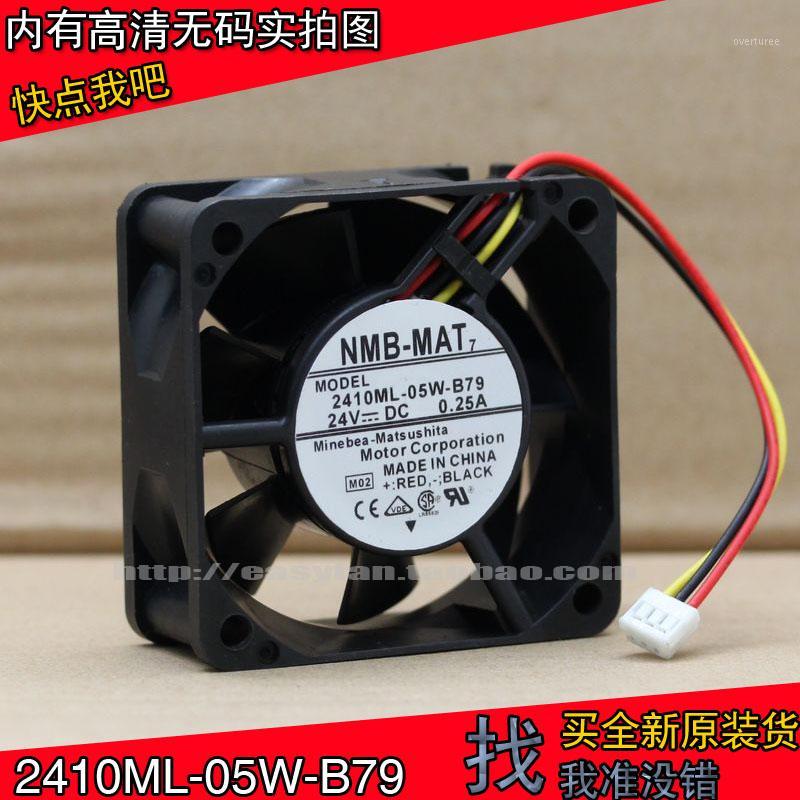 

Original NMB 2410ML-05W-B79 6025 6cm 24V 0.25A stop alarm frequency converter fan 60x60x25mm cooling fan cooler1