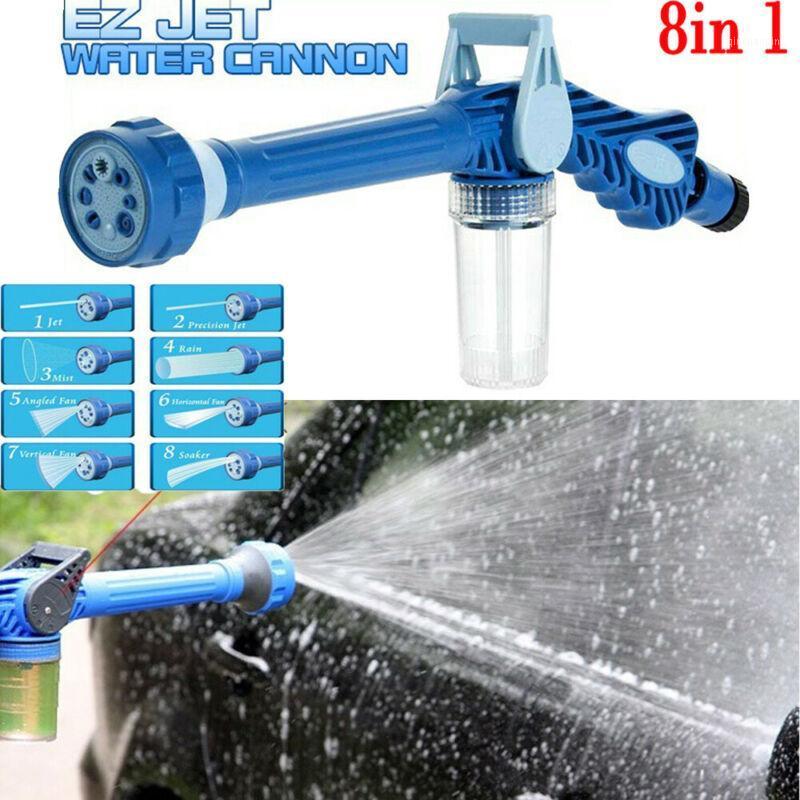 

2020 New Multi-function sprinkler 8 IN 1 Garden Hose Nozzle Water Soap Dispenser Pump Spray Gun Car Washer Cleaning1, As picture show