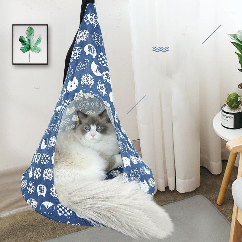 

Durable Conical Cat Hammock Bed Foldable Washable Toy Pet Hammock Detachable Tent For Cat And Small Dogs Pet Supplies1