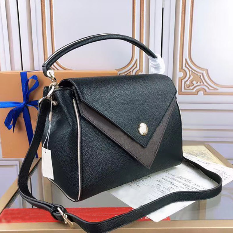 

Newset Classic Messenger Bag Real Leather Women Handbag Printing Flowers Totes Bags Lady Purse Shoulder Handbag Crossbody Bag wellt 28cm bag, Red