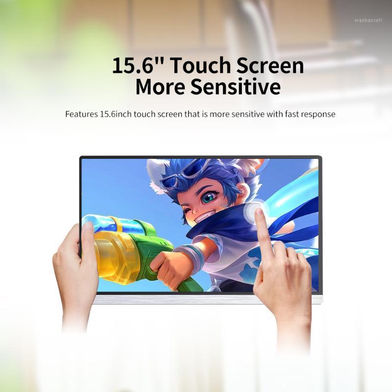 

Portable 15.6inch 4K LCD Screen 47% NTSC 16.7 Million Colors Gaming Monitor Display IPS Panel Fast Response Touch Screen 60Hz1