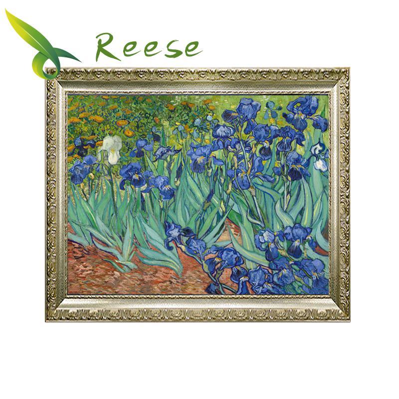 

Full Diamond Painting Gogh Series Iris Diy Diamond Embroidery A Wonderful Craft Decorated Living Room A Good Gift For Family