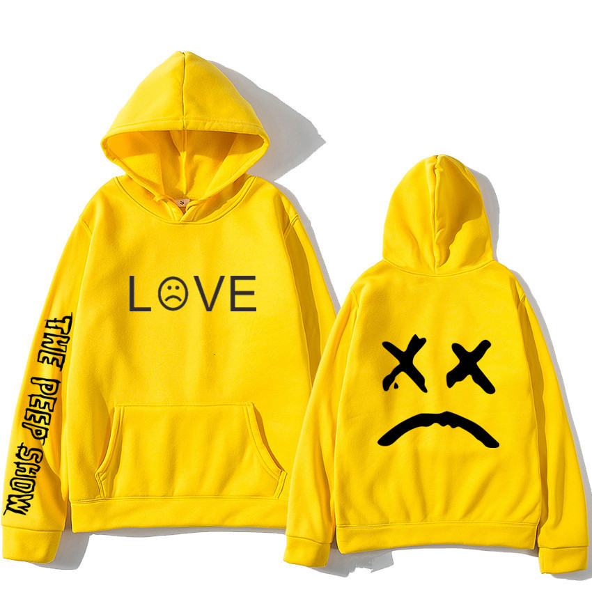 

2021 Lil Peep Hoodies Mens Love Hell Boy Lil.peep Men Women Hooded Pullover Male Sudaderas Cry Baby Hood Hoddie Sweatshirt Streetwear OBN5, Blue
