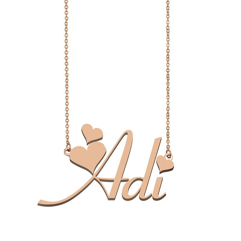 Adi Custom Name Necklace Personalized Pendant for Men Boys Birthday Gift Best Friends Jewelry 18k Gold Plated Stainless Steel-image-601460121