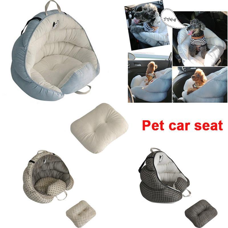 

Dog Car Seat Bed Travel Dog Car Seats for Small Medium Dogs Front/Back Seat Indoor/Car Use Pet Carrier Bed Cover Removable1