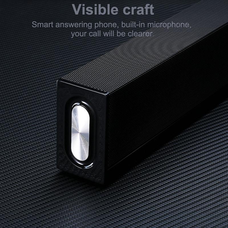 

Bluetooth Speaker Home Theater Sound Bar 20W High Power with Drop Resistance, Card, Remote Control, Dust Proof Function