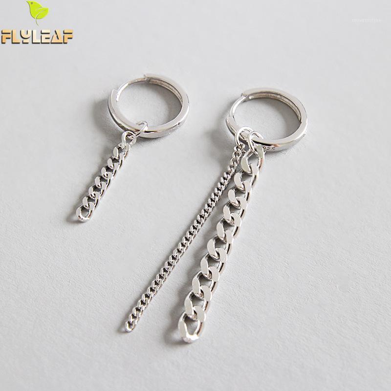 

Flyleaf Asymmetric Chain Tassel Dangle Earrings For Women High Quality 100% 925 Sterling Silver Lady Fashion Jewelry1