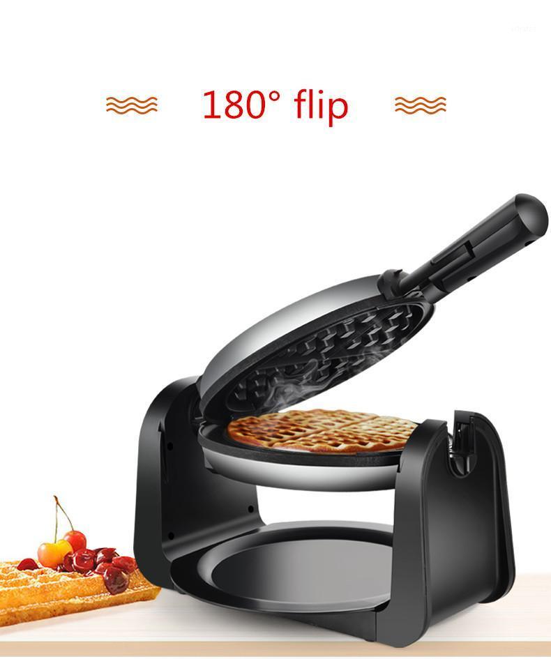 

Home multi-function automatic double-sided baking flip waffle machine muffin cake electric baking pan breakfast machine1
