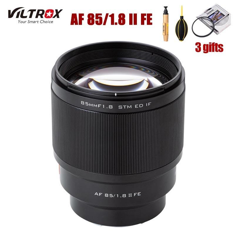 

VILTROX 85mm F1.8 II STM Auto Focus Camera Lens For Sony E Mount AF 85/1.8 II FE Lens For Sony A9 A7RIII A7M3 A7III A6400 A60001