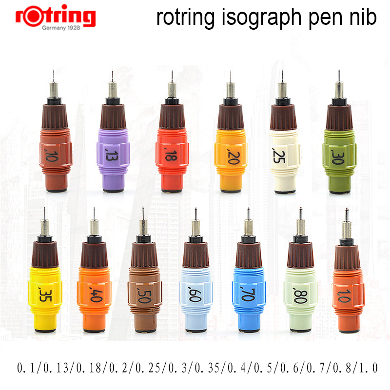 

Rotring Isograph pen replacement nib 0.1mm-1.0mm 1piece Y200709