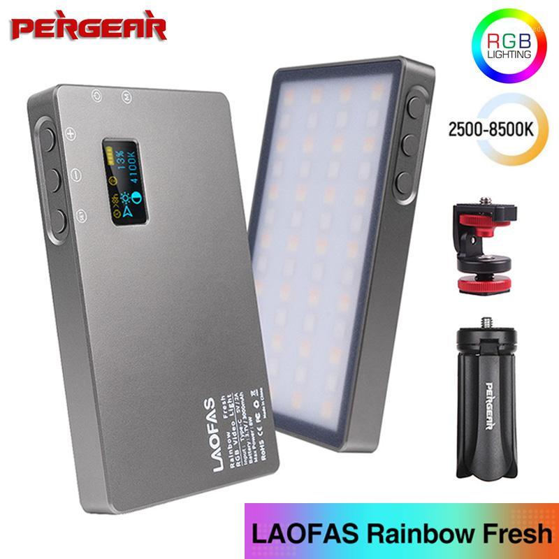 

LAOFAS Rainbow Fresh RGB 2500K-8500K Mini Video LED Light Portable Full Color Light Fill for Camera Shooting Studio1