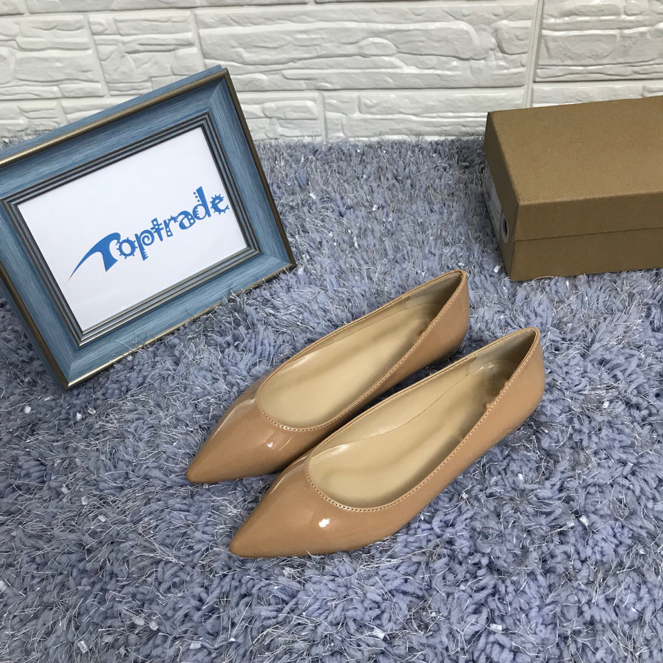 Designer Cuir dame dame robe rouge appartements classiques rouges semelles dame mariage chaussures chaussures de danse style noir