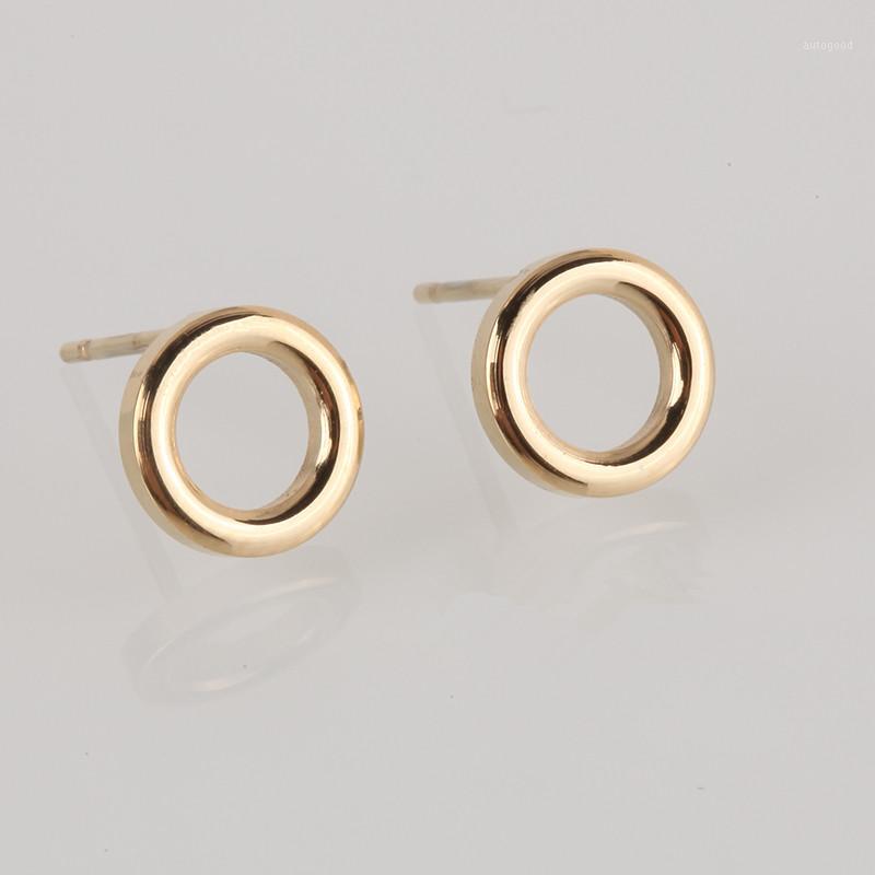 

Stud Ladies Small Round Safety Pin Earrings Women Stainless Steel Trending Ear Ring Studs Jewelry YE149891
