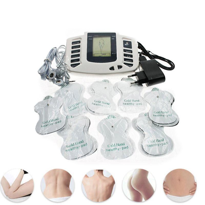 

Health Care Electrical Muscle Stimulator Massageador Tens Acupuncture Therapy Machine Slimming Body Massager 16pcs pads